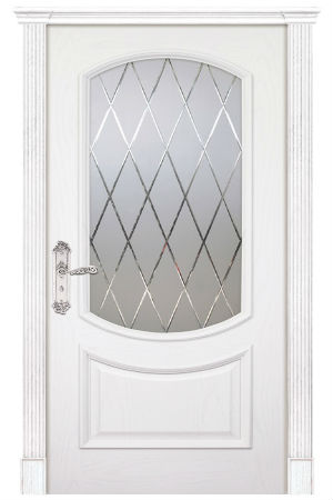 Стекло с алмазной гранью для дверей