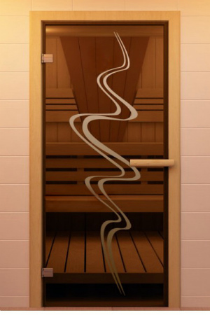 Стеклянные двери для бани и сауны