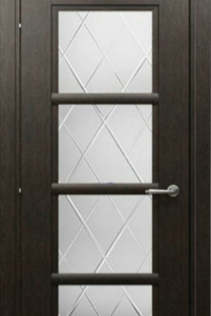 Стекло с алмазной гранью для межкомнатных дверей.