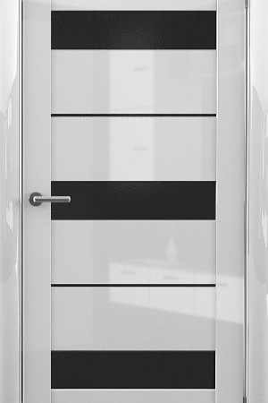 Черное стекло для межкомнатных дверей 