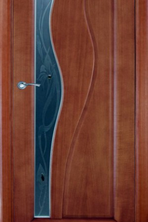 Фигурные стекла в межкомнатной двери 