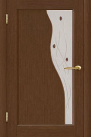 Фигурные стекла в межкомнатной двери 