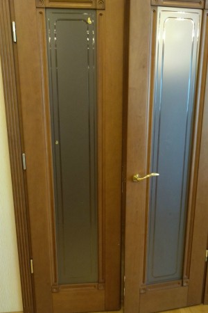 Стекло с алмазной гранью для межкомнатных дверей.