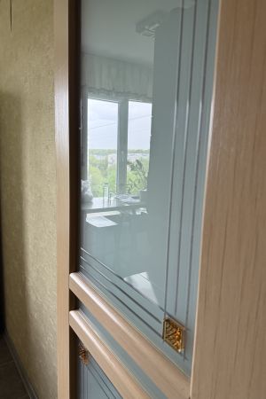 Стекло с алмазной гранью для межкомнатных дверей.