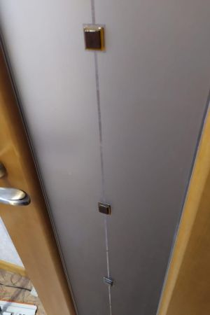 Стекло с матовым рисунком и фьюзингом