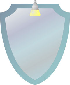 Фигурные зеркала.