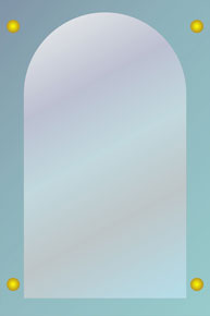 Зеркало прямоугольное