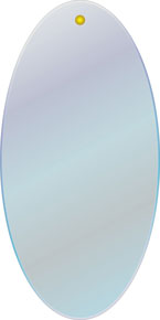 Зеркало овальное
