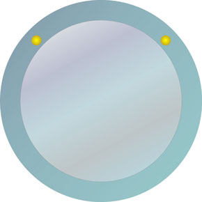 Зеркало круглое