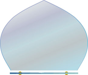 Зеркало с полочкой