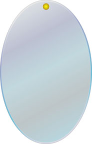 Зеркало овальное