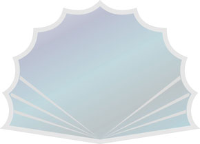 Фигурные зеркала.