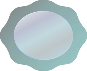 Фигурные зеркала.