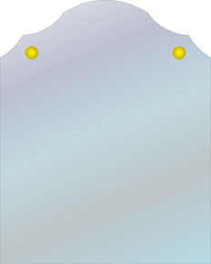 Фигурные зеркала.