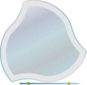Фигурные зеркала.