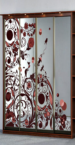 Фотопечать на зеркале