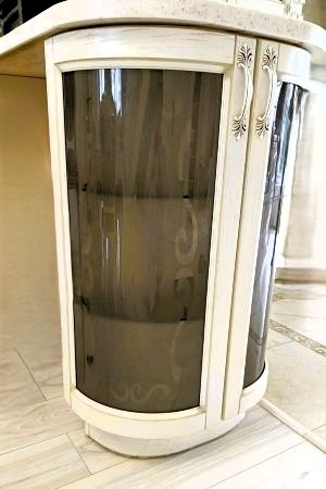 ГНУТОЕ СТЕКЛО С МАТОВЫМ РИСУНКОМ