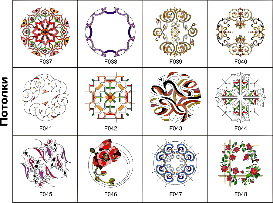 Цветные витражи для мебельных фасадов