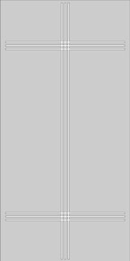 Матовый витраж: МФ-Линии003