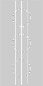 Матовый витраж: МФ-Линии011