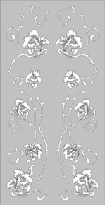 Матовый витраж: Шиповник