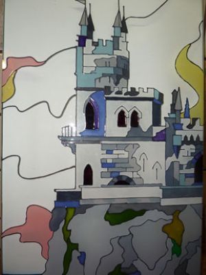 Полимерный витраж