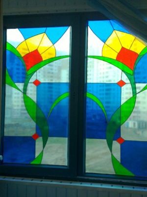 Витраж пленочный