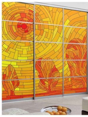 Витраж с фотопечатью