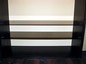 Стеклянные полки для ниш.