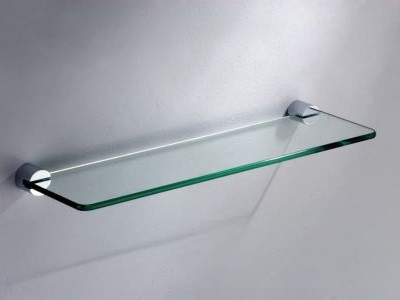 Стеклянные фигурные полки.