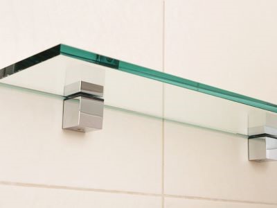 Прямые стеклянные полки