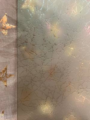 Декоративное стекло Вулкан бронзовое