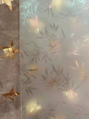 Рифленое стекло Куст бесцветный