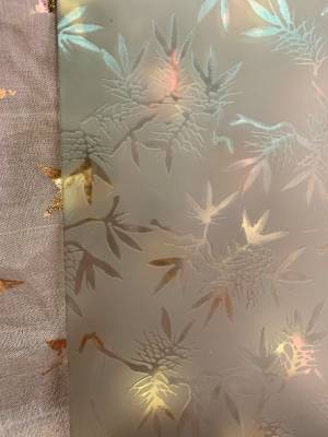 Декоративное стекло Куст бронза 