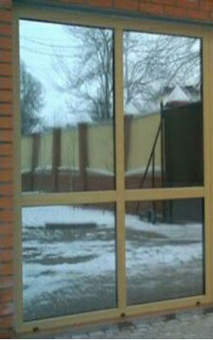 Стекло с зеркальным напылением