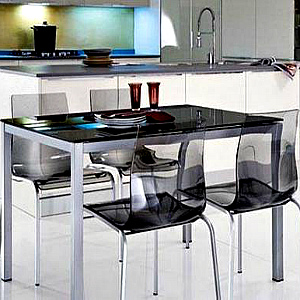 Цветные стеклянные столешницы.