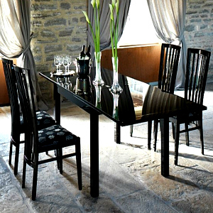 Цветные стеклянные столешницы.