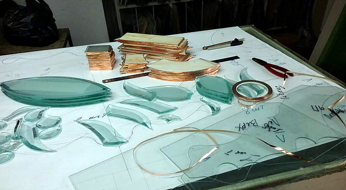 Цветные витражи тиффани