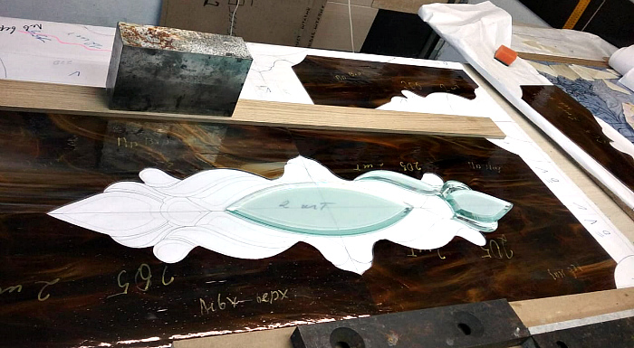 Цветные витражи тиффани